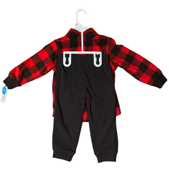 Carters Buffalo Plaid Set. Size 2T NWT - Picture 2 of 5